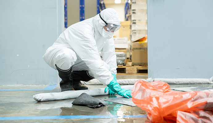 Professional accident cleanup service