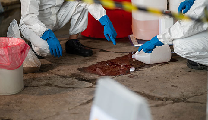 Chemical spill cleanup service