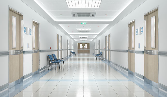 Commercial hospital and clinic restoration services