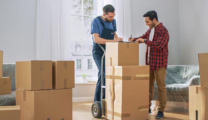 Contents pack-out service
