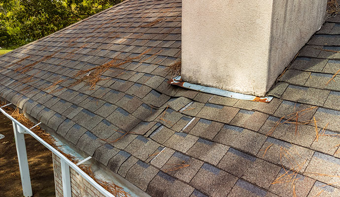 Emergency roof leak repair and restoration