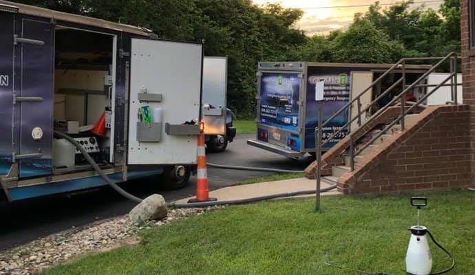 Teasdale Fenton Cleaning & Property Restoration water damage restoration vehicle