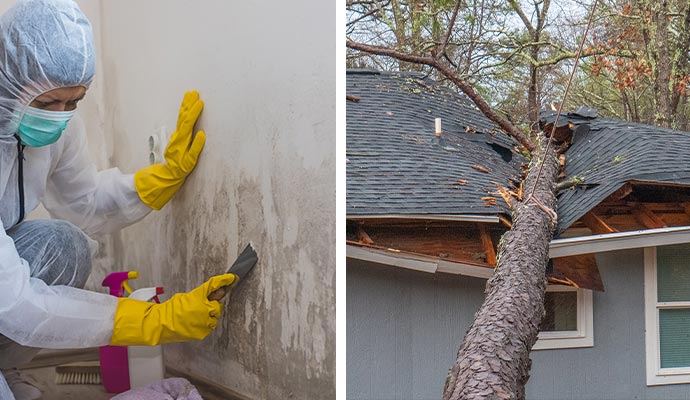 mold removal and storm damage