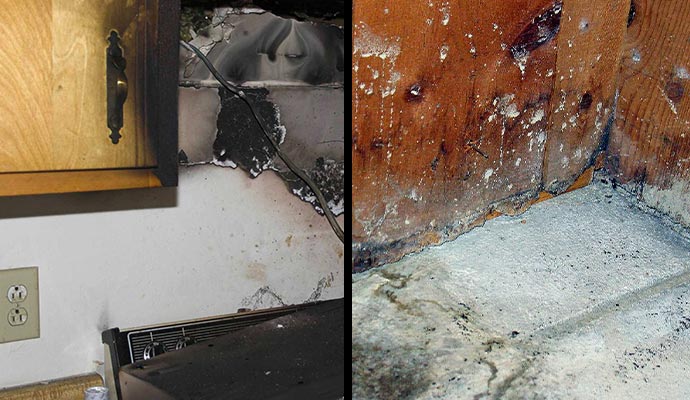 Residential water and fire damage restoration service