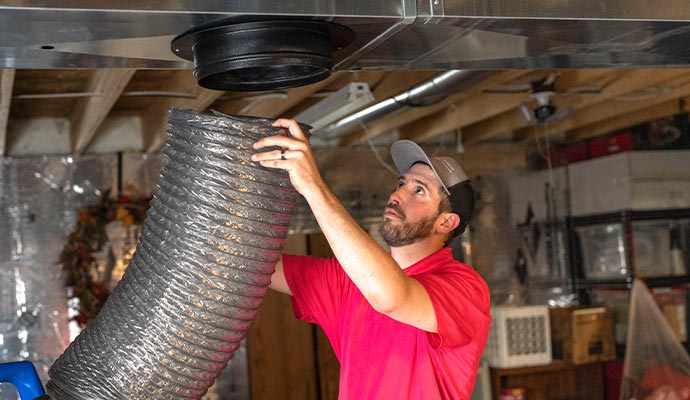 smoke damaged duct vent