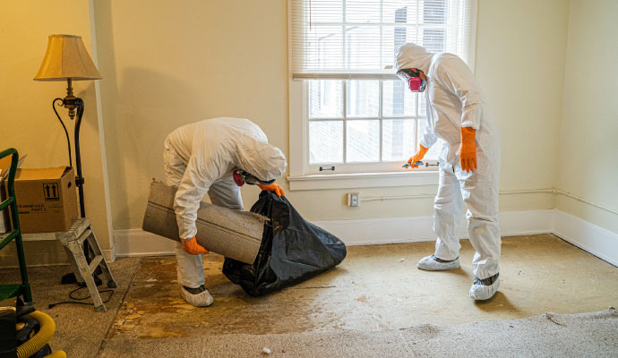 Trauma scene cleanup service