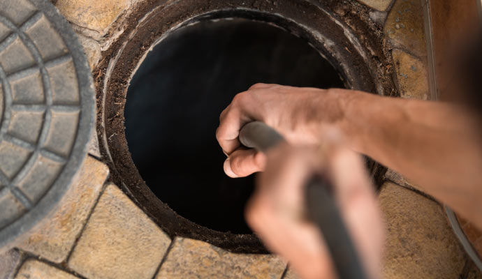 professional sewage cleaning process