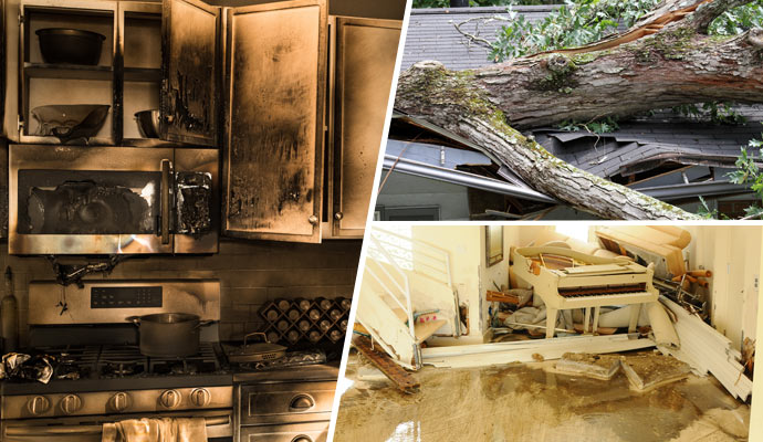 fire, storm and water damage