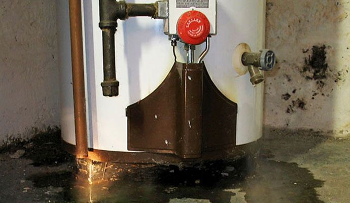 Water heater leaking water